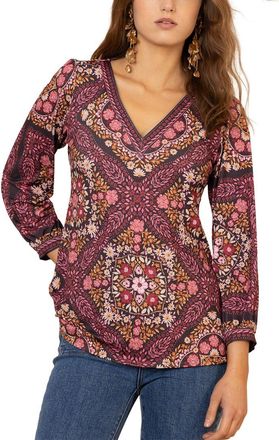Hale Bob Hale Bob Paloma Long Sleeve Blouse