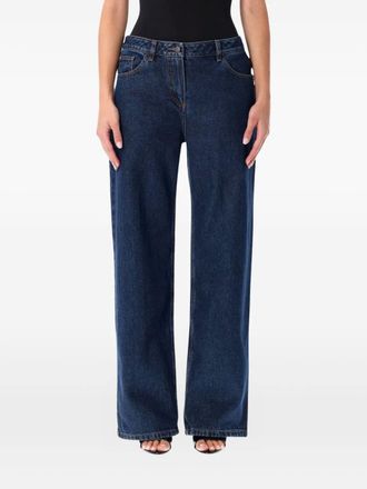 Magda Butrym Jeans con bottoni - Blu