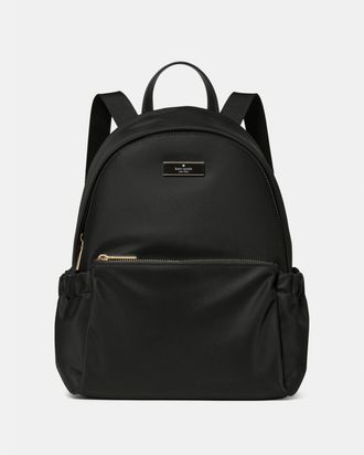 Kate Spade New York Womens Carter Nylon Dome Backpack - Black - One Size