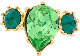 Oscar De La Renta Crystal Prong Ring