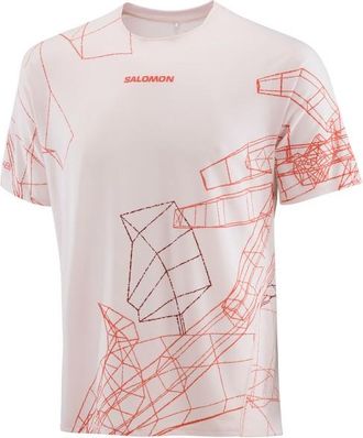 Salomon S/Lab Speed Tee Laufshirt f&uuml;r Herren | rosa