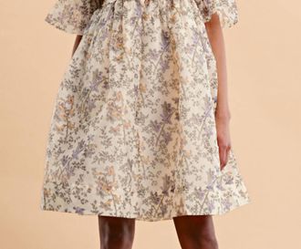 byTiMo Womens Organza Mini Lace Dress In Beige