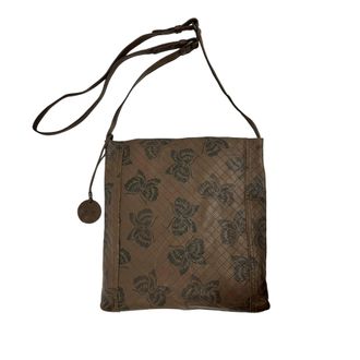 Bottega Veneta Tweedehands Leren Intrecciomirage Vlinder Schoudertas