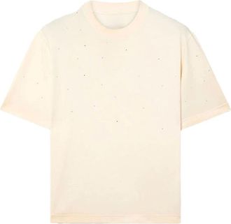 Golden Goose Star T-Shirt - Heren - T-shirts - Beige - XL - Katoen - Tops