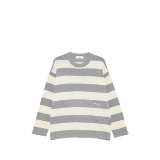 Stone Island Striped Logo Sweater