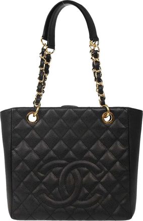 Chanel Borsa tote CC Petite trapuntata 2009 - Nero