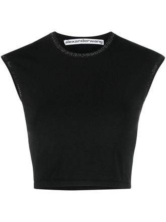 Alexander Wang Cropped top - Zwart