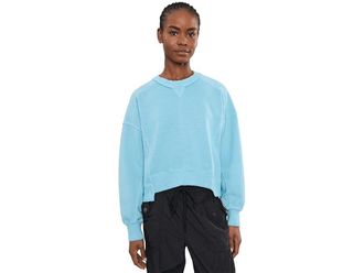 Free People Movement Intercept Pullover Womens Clothing Bright Blue : LG (Womens 12-14), Cotton/Polyester
