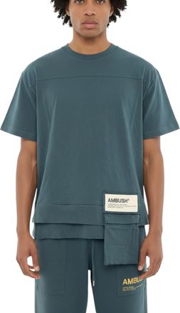 AMBUSH Blue Waist Pocket Logo T-Shirt