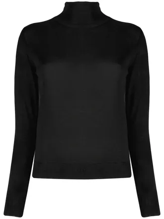 Roberto Collina Maglione a collo alto - Nero