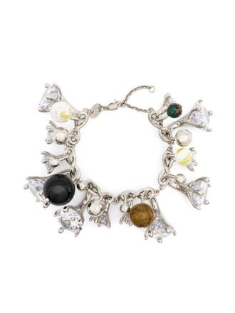 Panconesi Bracciale con cristalli Diamanti Collier - Argento