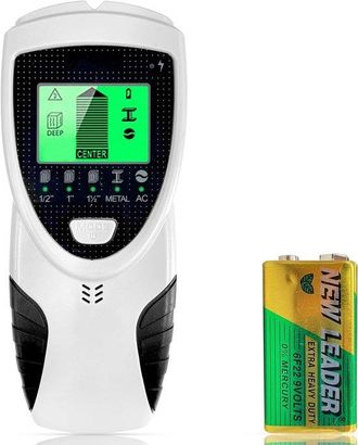 OEM Esc&aacute;ner De Pared 5 En 1, Detector Electr&oacute;nico De Montantes Con Pantalla Lcd Y Se&ntilde;al Ac&uacute;stica, Para Madera, Metal Y Cables
