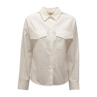 Max Mara Shirts, female, White, Size: S N8608 Camicia Weekend Skipper WO Shirt