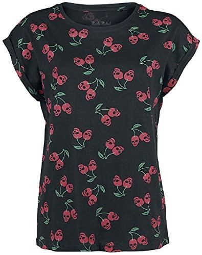 T-shirt Rock Rebel By EMP - Petit Motif Devant, Grand Motif Dos - 100% Coton - Coupe Standard