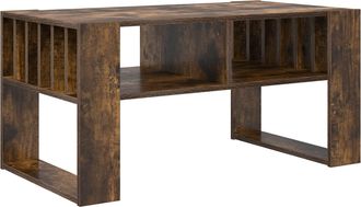 vidaXL Mesa De Caf&eacute; Roble Ahumado 92 X 49,5 X 45 Cm Vidaxl