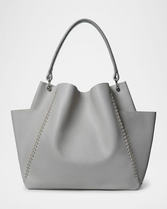 Callista Crafts Grained Leather Shoulder Bag