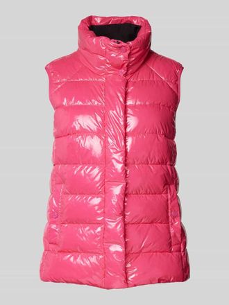 Marc Cain Steppweste mit Stehkragen in Pink, Gr&ouml;&szlig;e 34