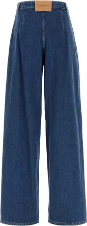 MM Studio Womens Denim Valvola Jeans Medio Pulito Exterior: Cotton Pantaloni Trousers