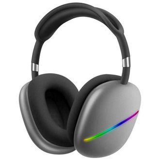 Trade Shop Trade Shop - Cuffie Q-max10 Stereo Wireless Ricaricabili Usb Bluetooth Con 7 Luci Led Colorate