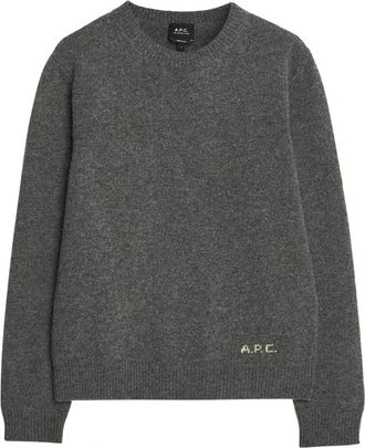 A.P.C. A.p.c., Heren, Truien, Grijs, Maat: XL