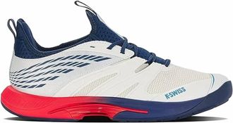 K-Swiss Mens Speed Trac Sneakers In Blanc/opal// Red Lollipop