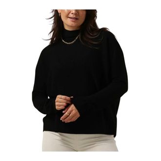 Drykorn Liora Dames Trui & Vest - Dames - Coltruien - Zwart - XS - Truien & Vesten
