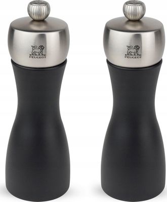 Peugeot Fidji Duo Duo Molinillos Sal Y Pimienta Negra 12 Cm