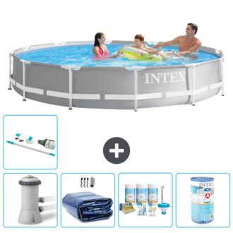 Intex Piscina Prism Frame Redonda - 366x76 Cm - 8-piezas S32079