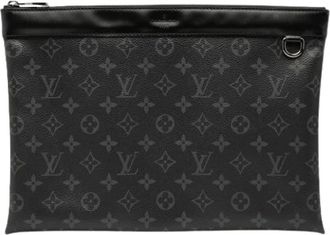 Louis Vuitton Pre-owned Clutches, female, Black, Size: ONE SIZE Pre-owned Canvas Clutch