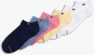 Tommy Hilfiger Womens Multicolor Ankle Sock 6-Pack - Multi