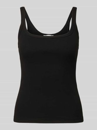 Topshop Tanktop in Ripp-Optik Modell MOLLY in Black, Gr&ouml;&szlig;e XS