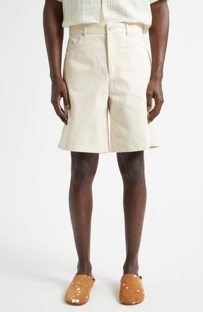 S&eacute;fr Davis Denim Shorts in Light Ecru Twill at Nordstrom, Size X-Large