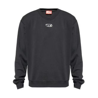 Diesel Sweatshirts, male, Black, Size: XL S-norm-iod Sweatshirt