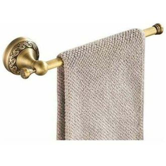 OEM Toallero Antiguo, Barra De Toallas Retro De Lat&oacute;n, Toallero De Ba&ntilde;o Vintage Montado En La Pared - Crezuo