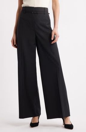 BOSS Tilda Wide Leg Pants in Black at Nordstrom Rack, Size 6