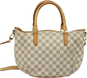 Louis Vuitton Riviera White Canvas Tote Bag (Pre-Owned)