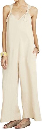 Hatch Noa Linen Blend Jumper In Beige
