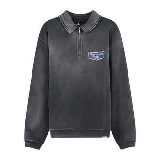 Represent Zip-throughs, male, Black, Size: XL Nothing Faster Quarter Zip Sweatshirt