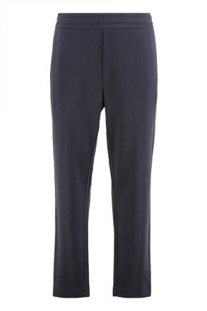 Moncler Blue Solid Sweat Pants