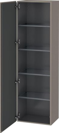 Duravit Duravit L-cube Armario Alto, Anchura 500mm, Profundidad 363mm, 1 Puerta, Con Bisagra A La Izquierda, Color: Terra Mate - Lc1181l1414