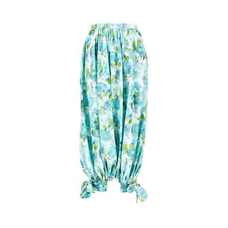 Chlo&eacute; Jacquard silk pants Woman 38