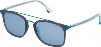 Police Womens SPL58354M20P 54 Sunglasses - Blue - One Size