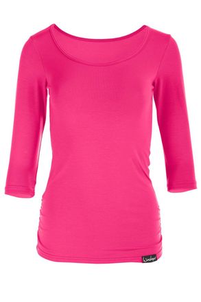 Winshape 3/4-Arm-Shirt WINSHAPE WS4, Damen, Gr. XL, pink, 90% Baumwolle, 10% Elasthan, Rundhals, Shirts 3/4-Arm-Shirt
