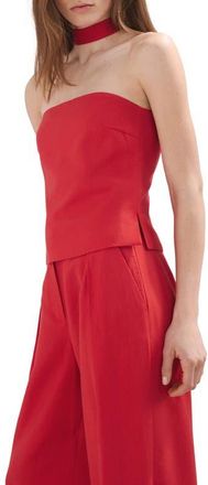 Mango Racerback Top in Red at Nordstrom, Size X-Small