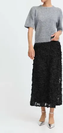 b.young Rosalinda Midi Skirt In Black