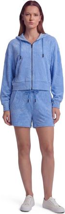 Lords of Harlech Womens Drawstring Terry Toweling Short in Blue at Nordstrom, Size Small