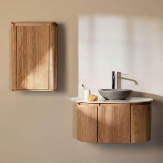 Sklum Conjunto De Muebles De Ba&ntilde;o En Madera Carsone Sklum