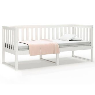 Berkfield Home Day Bed White 80x200 cm Solid Wood Pine