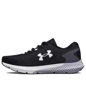 Under Armour Charged Rogue 3 Extra Wide Running Shoes Black White 3026020-002
