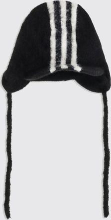 Yohji Yamamoto Striped Polyamide Baseball Cap with Rigid Visor and Logo